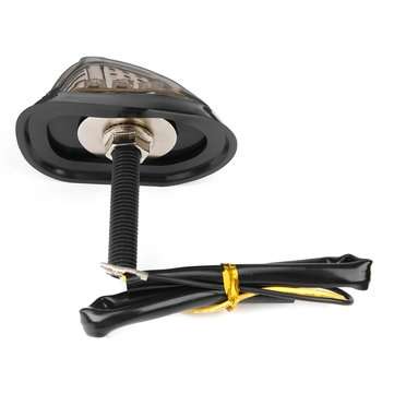 12V 9 LED Motorcycle Turn Signal Indicators Lights Lamp Universal Amber