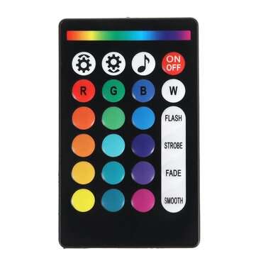 12V 8pcs 16 Color RGB 5050 LED Rock Light Under Body Underglow Atmosphere Music Lamp  RF Remote Cont