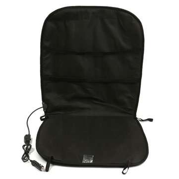 12V Black Car Van Front Seat Cover Heating Cushion Heated Pad Winter Auto Interior Warmer