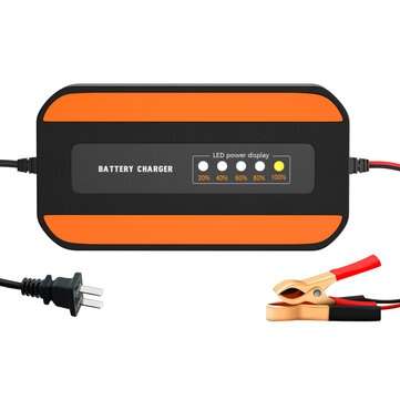 12V Battery Charger Maintainer AGM Charger For Car Motorcycle ATV (PLUG: USPLUG)