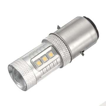 12V BA20D H6 16LED Motorcycle Moped ATV Headlight Lamp Bulb