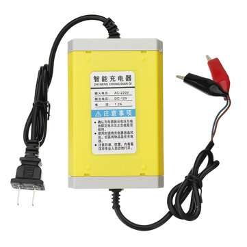 12V Battery Charger 2A 20AH Motorcycle Battery Charging Intelligent Fast Carhging