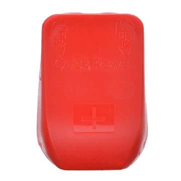 12V Car Caravan Boat Motor Home Quick Release Battery Terminals Clamps (COLOR.: RED)