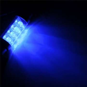 12V Car LED Dome Interior Lights Bulbs Map Door Light Bulb Lamps Blue Universal