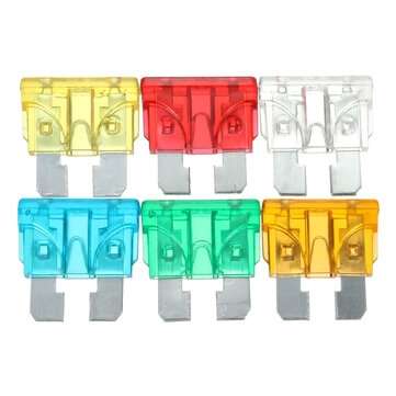 12V Car In-line Standard Blade Fuse Holder Waterproof with 5A 10A 15A 20A 25A 30A Fuses