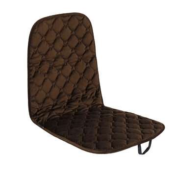 12V Car Plush Heated Seat Cushion Seat Warmer Winter Household Cover Electric He... (COLOR.: COFFEE)