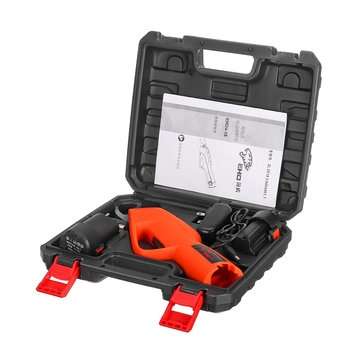 12V Cordless Rechargeable Power Pruner Tree Trimmers Secateurs Cutting Scissors Electric Pruning Bra