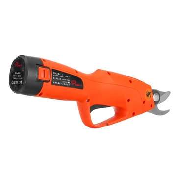 12V Cordless Rechargeable Power Pruner Tree Trimmers Secateurs Cutting Scissors Electric Pruning Bra