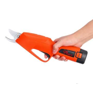 12V Cordless Rechargeable Power Pruner Tree Trimmers Secateurs Cutting Scissors Electric Pruning Bra