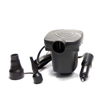 12V DC Electric Air Pump Inflator 2 Nozzles for Inflatables Mattress Raft Bed Boat Portable Car Air
