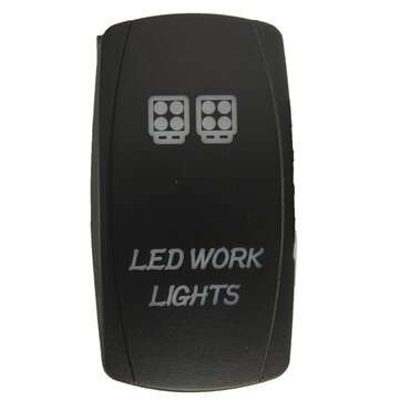 12V Dual Backlit LED Laser Etched ARB Carling Rocker Switch (NO.: 06)