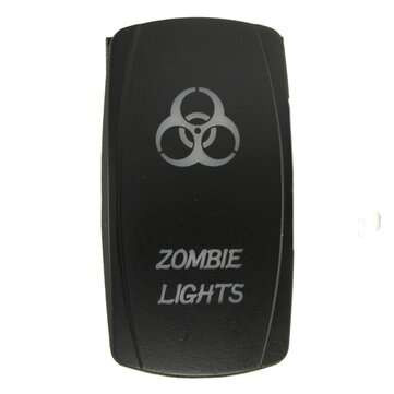 12V Dual Backlit LED Laser Etched ARB Carling Rocker Switch (NO.: 02)