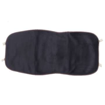 12V Fleeced Car Front Seat Heated Cushion Seat Warmer Winter Household Cover Elec... (COLOR.: BLACK)
