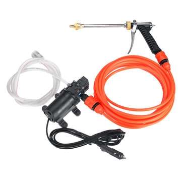 12V High Pressure Washer Electric Car Portable Spray Cleaner Watering Wash intelligent Pump Cleaning