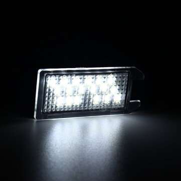 12V LED License Plate Light Lamps White 2Pcs For Fiat 500 For Jeep Grand Cherokee For Maserati Levan