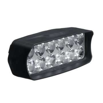 12V LED Headlights Modified External Spotlight 12 Lamp Beads ABS Shell For Electric Vehicle Motorcyc