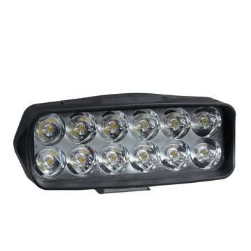12V LED Headlights Modified External Spotlight 12 Lamp Beads ABS Shell For Electric Vehicle Motorcyc