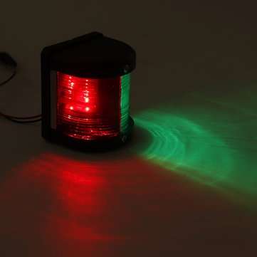 12V Marine LED Navigation Boat Signal Lights Port Bi-Color Starboard Chandlery/Rib Red+Green