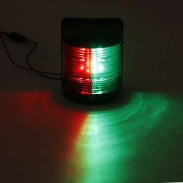 12V Marine LED Navigation Boat Signal Lights Port Bi-Color Starboard Chandlery/Rib Red+Green