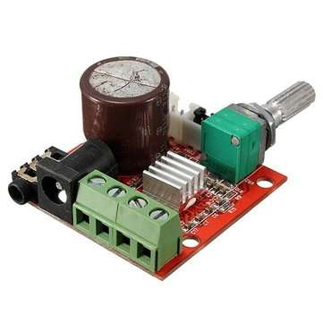 12V Mini Hi-Fi PAM8610 2X10W Audio Stereo Amplifier Board Dual Channel