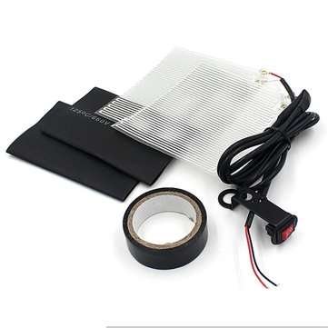 12V Motorcycle Electric Heated Grips Inserts Handlebar Hand Warmer Universal