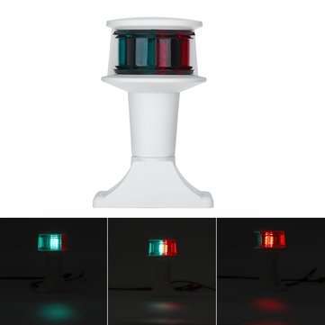 12V Pactrade Marine Fixed Base LED Navigation Light Stern Anchor Lights For Boat