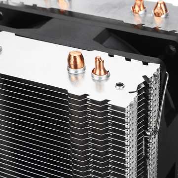 12V RGB 4-Wire Single Fan 4 Heatpipe Dual Tower Cooler Heat Sink Ultra-quiet Cooling Fan For Intel L