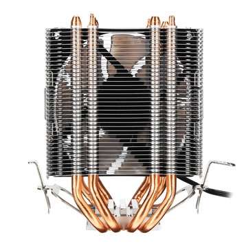 12V RGB 4-Wire Single Fan 4 Heatpipe Dual Tower Cooler Heat Sink Ultra-quiet Cooling Fan For Intel L
