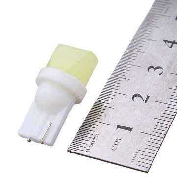 12V T10 COB LED Light Car Side Marker Reading Interior Dome Lamp Bulb Ceramic White
