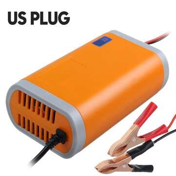 12V Smart Fast Charging Lead-acid Battery Charger Maintainer For Car Motorcycle (PLUG: USPLUG)