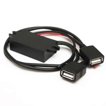 12V to 5V 15W Dual USB Power Charger Adapter Converter For Moible Phone
