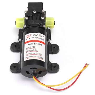 12V Water Pressure Pump Self Priming Diaphragm Caravan/RV/Boat/Marine Boat