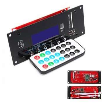 12V Wireless bluetooth 4.0 MP3 Audio Decoder Board Radio Module APE/FLAC/MP3/WMA/WAV... (CABLE: NON)