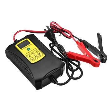 12V/24V 10-100AH 60W Pulse Repair Lead-acid Battery Three-stage Smart Charger  (COLOR.: BLUE)