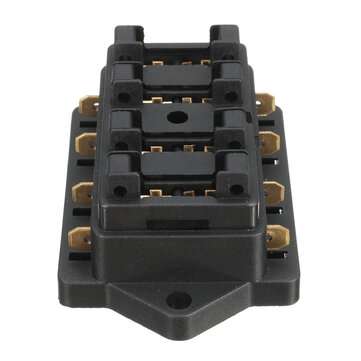 12V/24V 4 Way Circuit Standard Auto Car ATO Blade Fuse Box Block Holder
