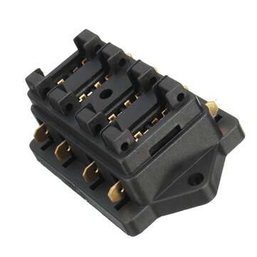 12V/24V 4 Way Circuit Standard Auto Car ATO Blade Fuse Box Block Holder