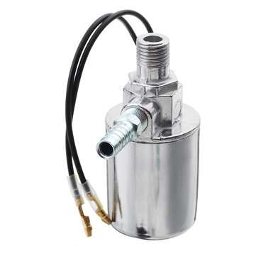 12V/24V Air Horn Electric Solenoid Valve Heavy Duty 1/4`` Chrome