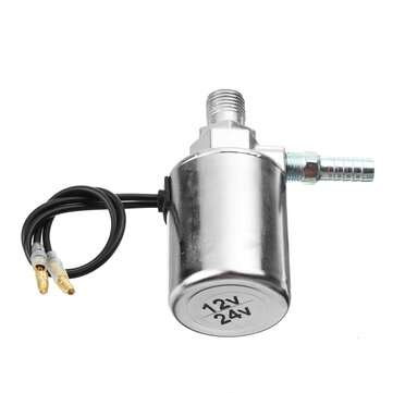 12V/24V Air Horn Electric Solenoid Valve Heavy Duty 1/4`` Chrome