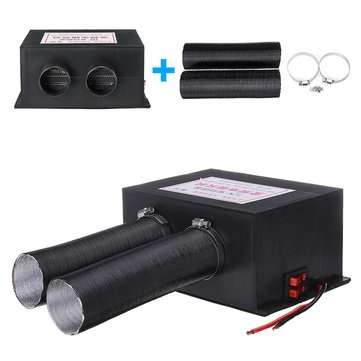 12V/24V Car Truck Heater 500W Quiet Heating Fan Warmer Windscreen Defroster Demister (VOLTAGE: 24V)