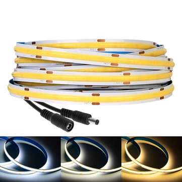 12V/24V LED NIght Light Strip 360/5... (SIZE: 2M | LIGHT COLOR: WARMWHITE | LED QUANTITY: 12V360LED)