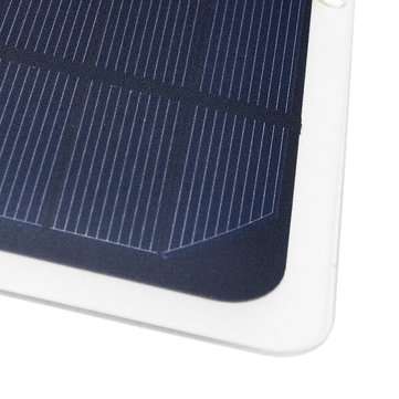 12V/5V 7W Monocrystalline Silicon Portable Outdoor Solar Panel with USB Output & DC Alligator Clip
