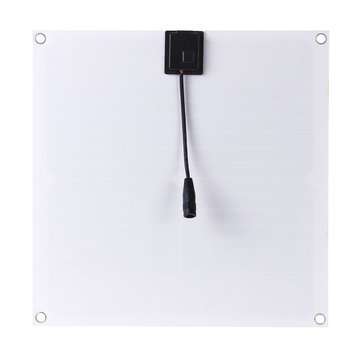 12V/5V 14W 280x280mm Single USB  Solar Panel with Clip Line and DC Plug Cable