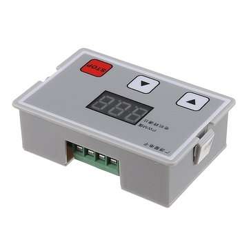 12V-24V DC PWM Stepless Speed Controller Digital Display Speed Regulator Governor Switch with ABS Sh