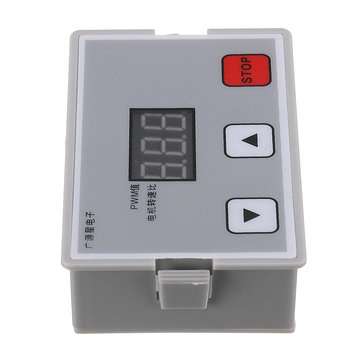 12V-24V DC PWM Stepless Speed Controller Digital Display Speed Regulator Governor Switch with ABS Sh