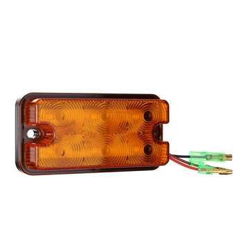 12V-80V 6 LED Indicator Amber Stop Rear Tail Lights For Boat Truck Trailer
