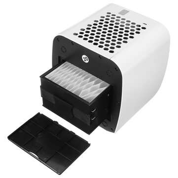 12W Desktop Air Conditioner 2 Gears 90 Adjustable Cooling Fan USB Humidifier Travel Home Office