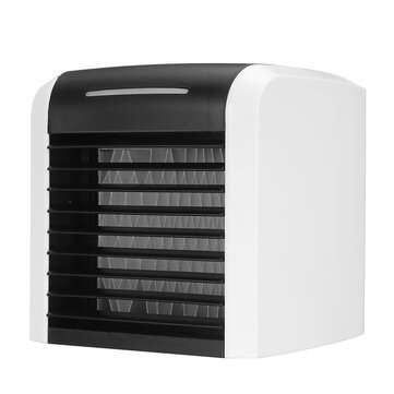 12W Desktop Air Conditioner 2 Gears 90 Adjustable Cooling Fan USB Humidifier Travel Home Office