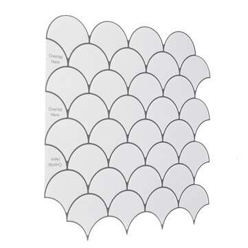 12x12" Tile Stickers Stick On Bathroom Kitchen Home Wall Decals Self-adhesive 3D