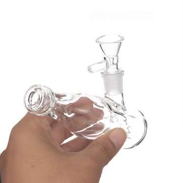 13.2cm Length Mini Glass Pipe With Glass Joint Pipes For Smoking