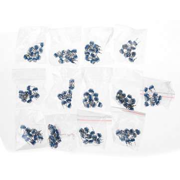 130Pcs Trimming Potentiometer Adjustment 100ohm-1Mohm RM065 Variable Resistors Assortment Kit